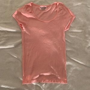 Michael Stars Barbie Pink 100% American one size top